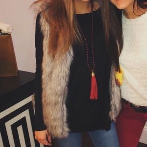 Fur vest